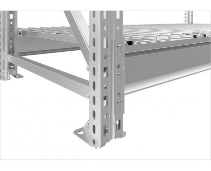 Стеллаж MS Pro 250/150x60/4 с сетчатыми полками Стеллаж MS Pro 250/150x60/4 с сетчатыми полками